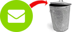 Bad email practices send emails to the trash